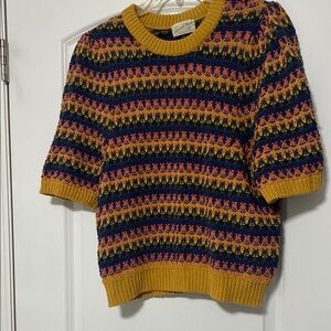 Multicolor Knit Blouse